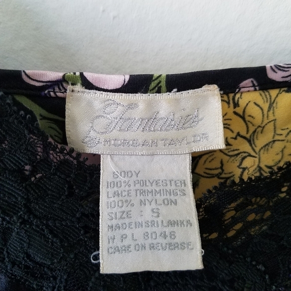 𝅺VTG Fantasies by Morgan Taylor  Bodysuit Lingerie Lace High Cut  Leotard - Picture 11 of 11